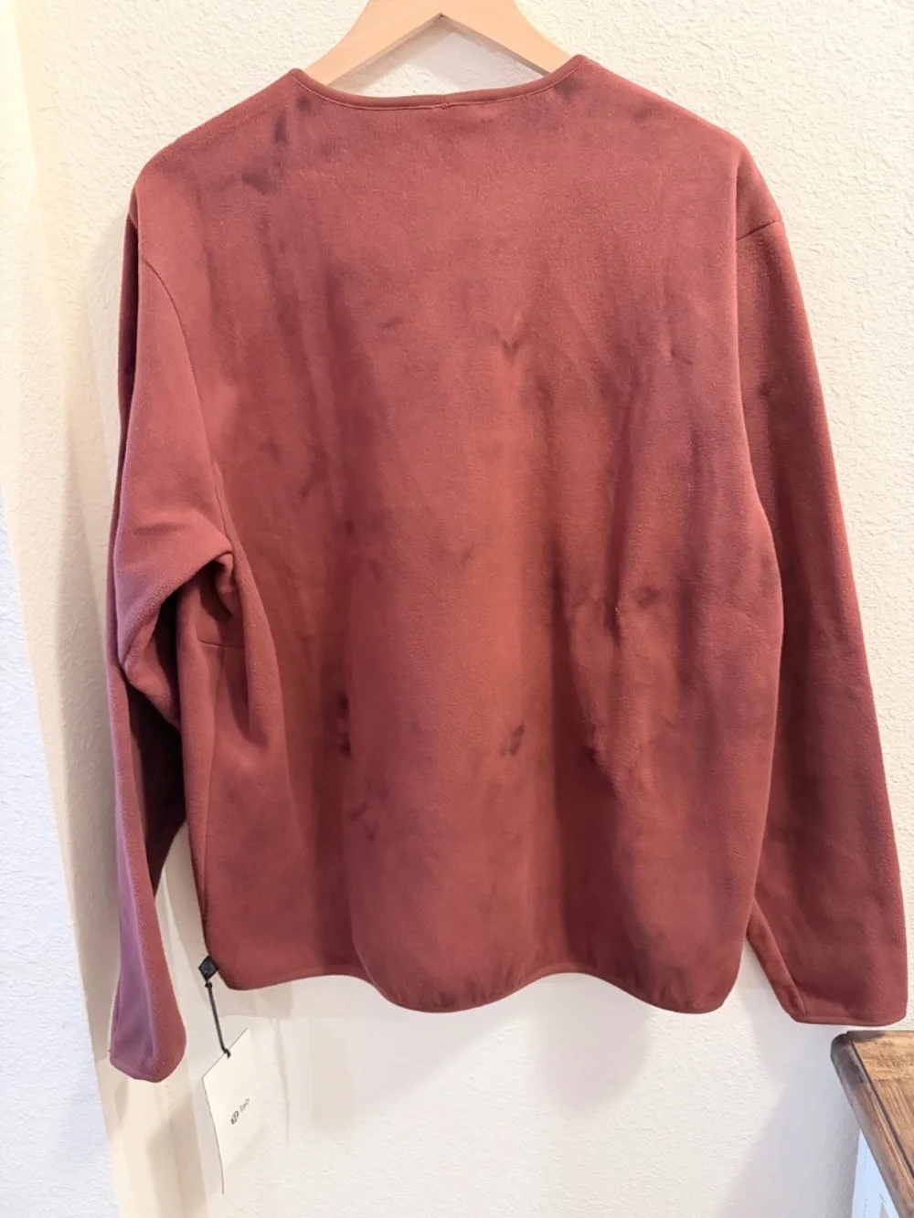 🤎 Lululemon lab Fleece Crew Pullover Diamond Dye Date Brown Pelt NWT Rare Size